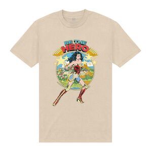 Wonder Woman Unisex Adult Be The Hero T-Shirt / Beige